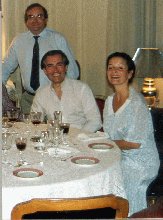 Jean Francois ('69), Jean Pierre ('60) et Elisabeth Galy ('66)  (Paris ,1994)